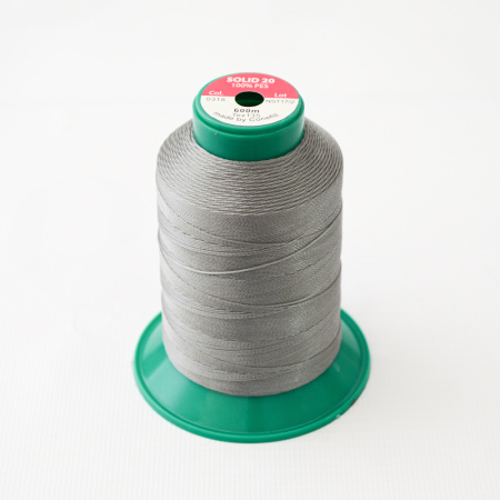 Нитки SOLID 20 артикул 0318 600м СЕРЫЙ