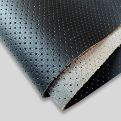 Экокожа Дакота на микрофибре CP8416 черная перфорация_2