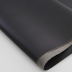 Экокожа Наппа на микрофибре S6002 черная Премиум 0,5 пог. м.