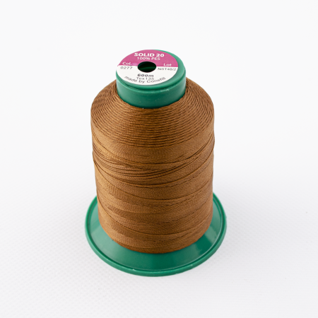 Нитки SOLID 20 артикул 0277 600м МЕДНЫЙ