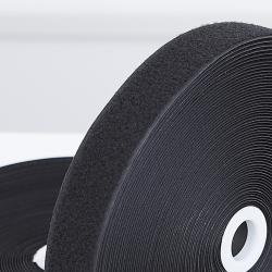 Лента контактная черная 40мм Петля 25метров