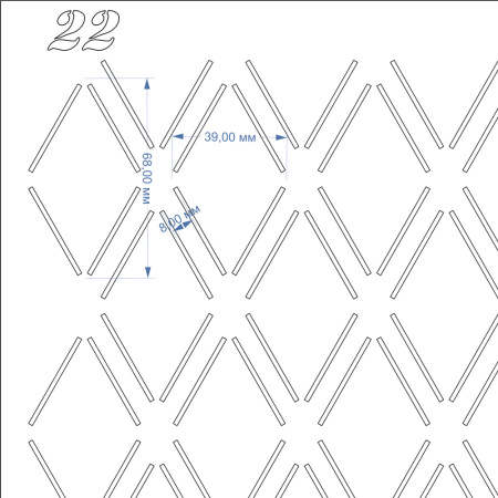 Трафарет номер 22_2