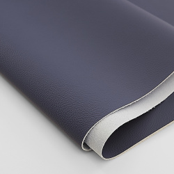 Экокожа Катания на микрофибре 709 синяя Премиум 0,5 пог. м.