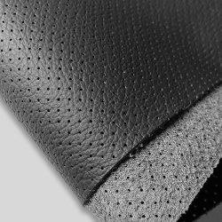 Экокожа Катания на микрофибре P861 черная перфорация Премиум_2