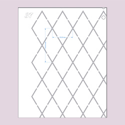 Трафарет №37 разметка