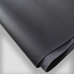Экокожа Наппа на микрофибре S6016 темно-серая Премиум 0,5 пог. м.