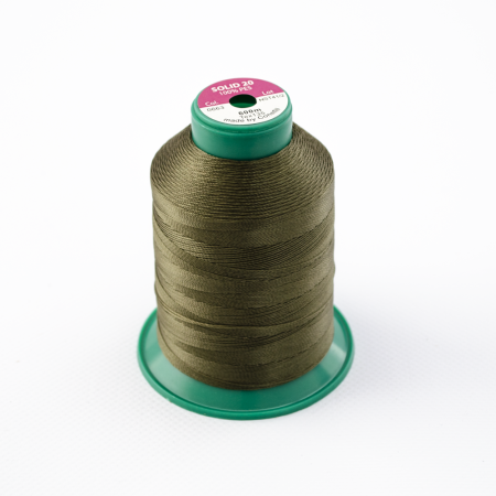 Нитки SOLID 20 артикул 0663 600м ХАКИ
