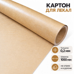 Картон ЭВ для лекал толщина 0,2мм ширина 1050мм