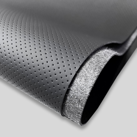 Экокожа Наппа на микрофибре SPSF1017 антрацит/anthrazit Mercedes-Benz псевдоперфорация AUTO Premium_