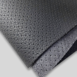 Экокожа Дакота на микрофибре EP8616 черная перфорация Премиум_2
