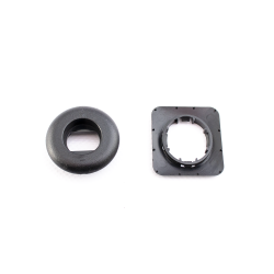 Клипса  крепежная черная_2