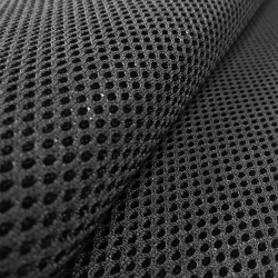 Сетка 3D трехслойная Air mesh 3мм черная ширина 150см 1 пог. м.