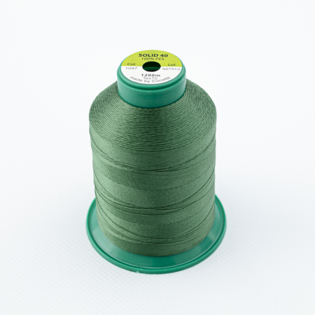 Нитки SOLID 40 артикул 1097 1200м ЗЕЛЕНЫЙ