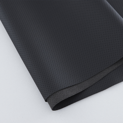 Экокожа Наппа на микрофибре SP6508 MK3 черная перфорация Премиум 0,5 пог. м.