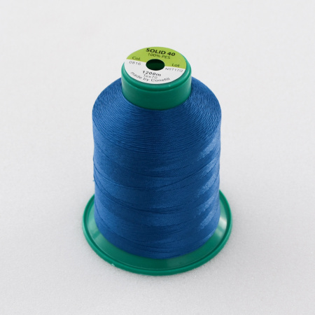 Нитки SOLID 40 артикул 0816 1200м СИНИЙ