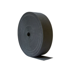 Резинка башмачная арт.450 шир.80 мм цв.черный рулон 50м.пог.