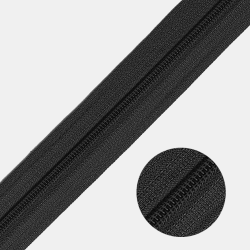 Молния рулонная №3 (10гр) черная