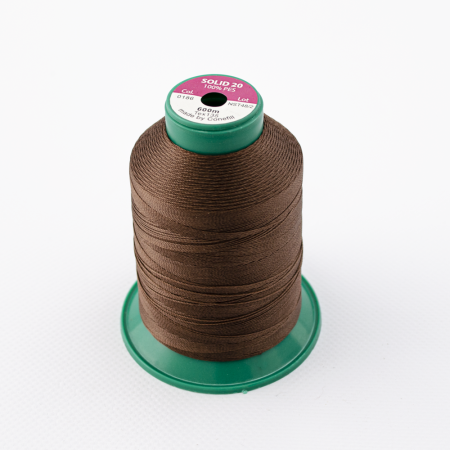 Нитки SOLID 20 артикул 0186 600м БЕЖЕВО-ШОКОЛАДНЫЙ