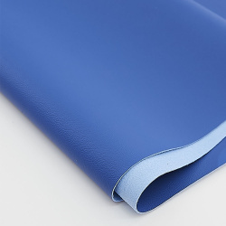 Экокожа Дакота на микрофибре D6555 синяя Премиум 0,5 пог. м.