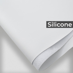 Экокожа Наппа на микрофибре S9011 белая Silicone Премиум 0,5 пог. м.