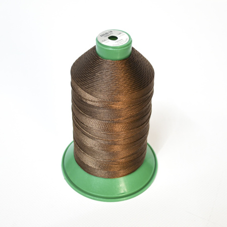 Нитки Solid 10 артикул 1224 1000м КОРИЧНЕВЫЙ
